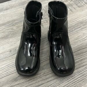 Zara girls patent boots